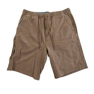 Mack Weldon For Daily Wear Shorts Men's Size Large Brown Drawstring 9" Inseam